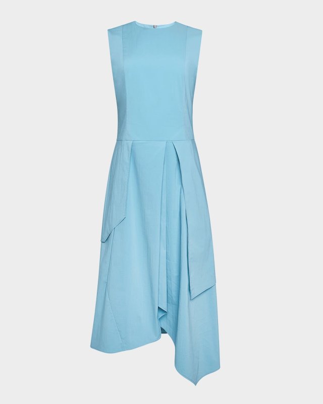 Maddy Sleeveless High-Low Midi Dress